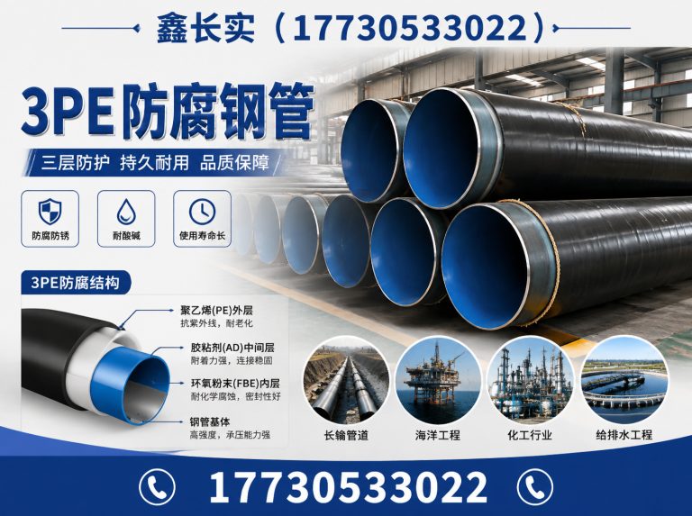 沧州3PE防腐钢管展示图
